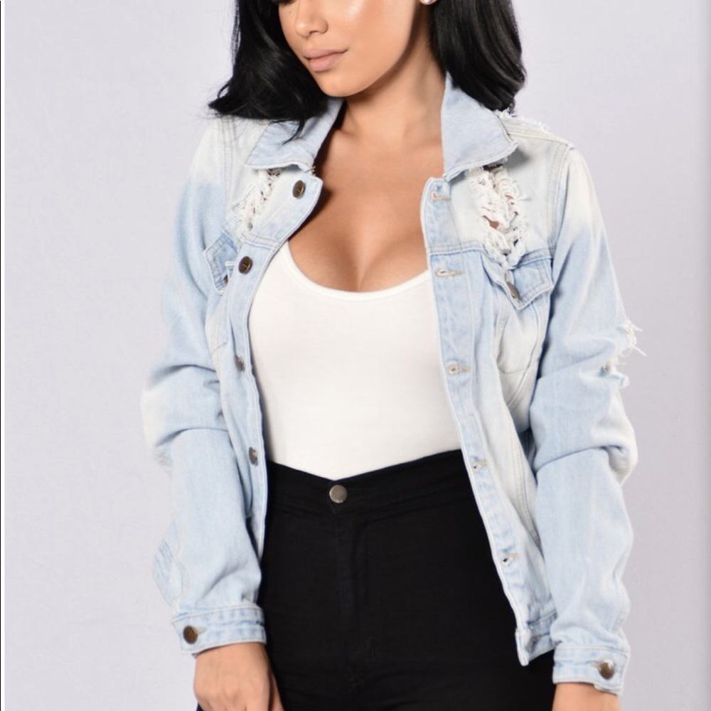 Size small. Super cute Fashionnova Jean Jacket